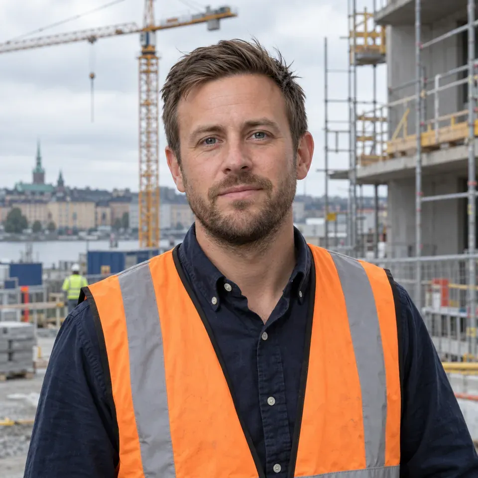 Porträtt av Erik Sandberg